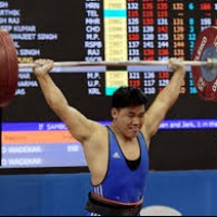 Weightlifter Sambo Lapung win gold with national record of 188kg.