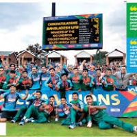 Bangladesh wins ICC U-19 Cricket World Cup 2020.