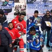 Ladakh Scouts won Khelo India Ice Hockey Championship.