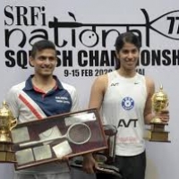 Saurav Ghosal and Joshna Chinappa  clinch 77th Senior National squash championships.