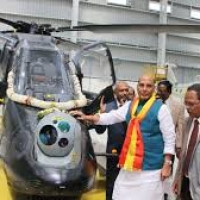 Rajnath Singh inaugurate new Helicopter Production Hangar by HAL.