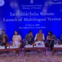 The multilingual version of the “Incredible India” website has been launched by the Minister of State for Tourism & Culture.