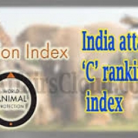 India gets second ranks in the Global Animal Protection Index 2020.