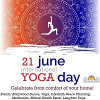 Celebrating international yoga day on 21st Jun 2020