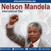 Nelson Mandela international day commemorating on 18th July