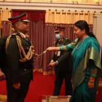 Lieutenant General Pande – Honorary General of Nepal:
